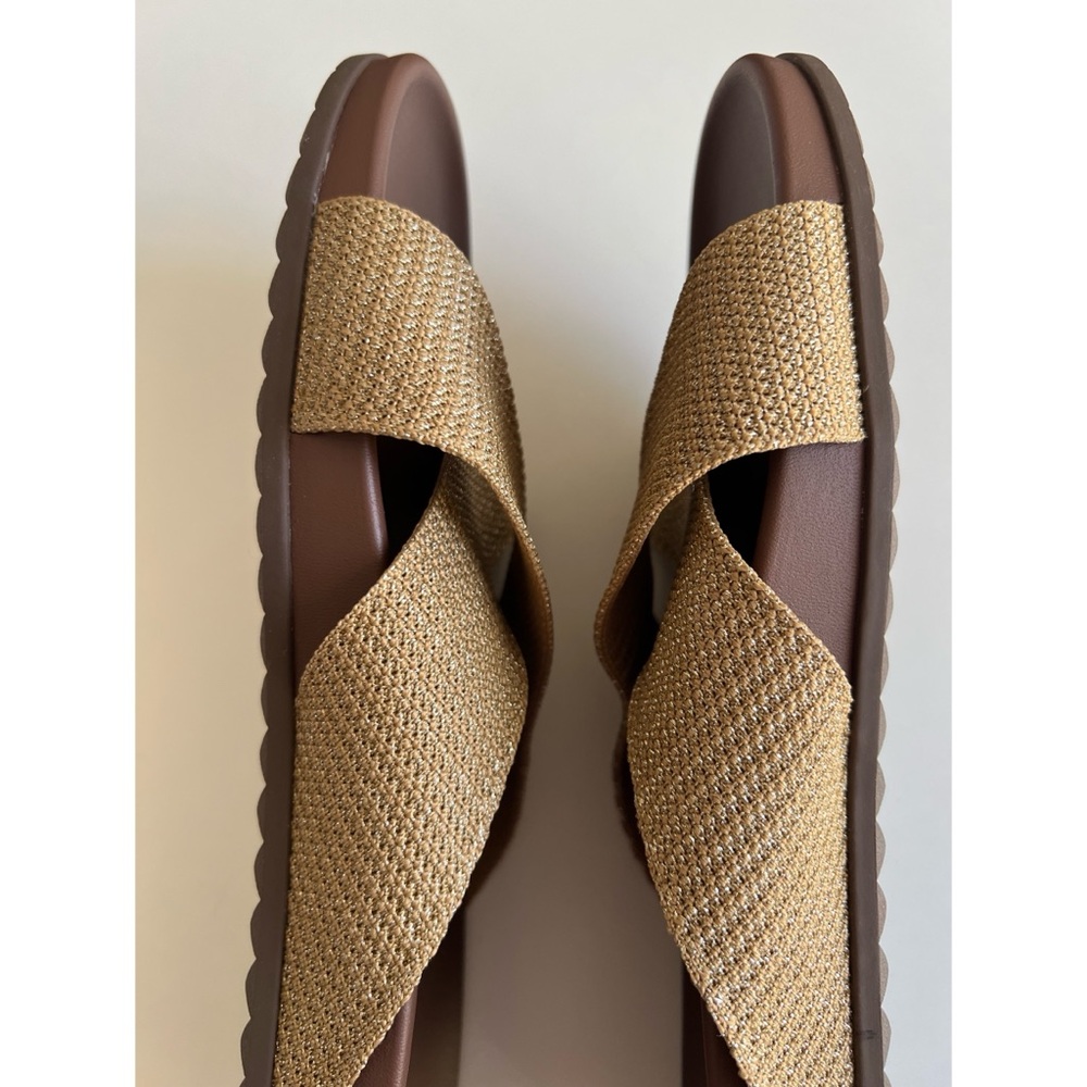 Rothy's The Weekend Golden Sun Slip On Slides 13 - Picture 6 of 15